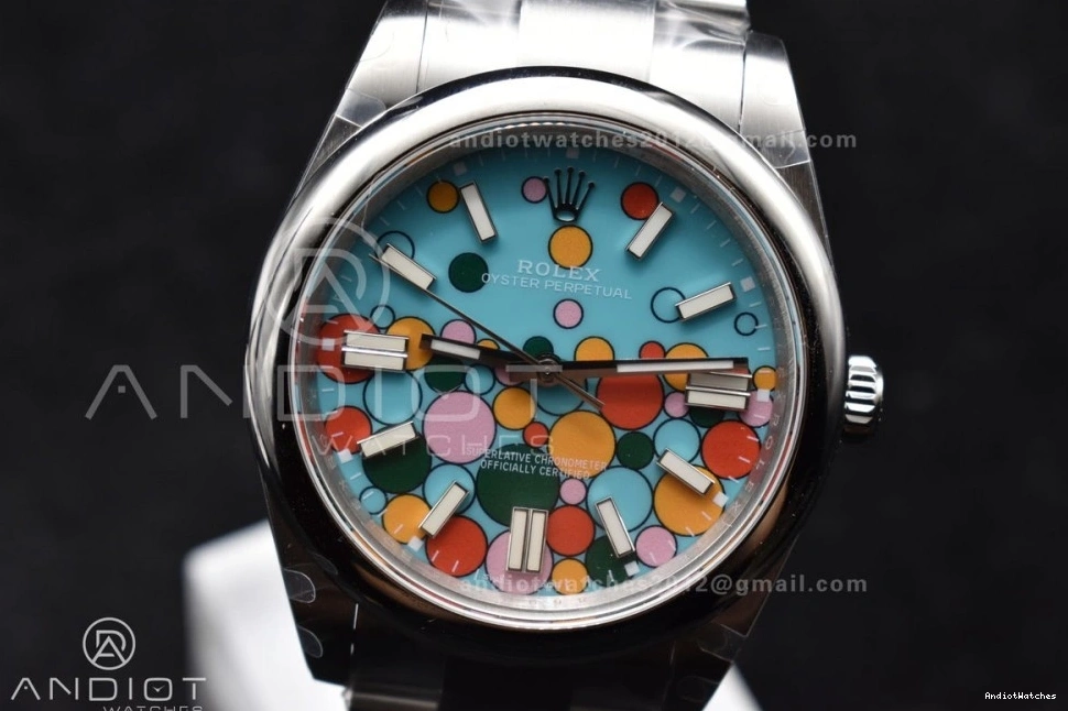 Oyster Cozy 124300 Celebration Perpetual 904L Edition 41mm Best A 1:1 DIWF Steel Dial 941 0928
